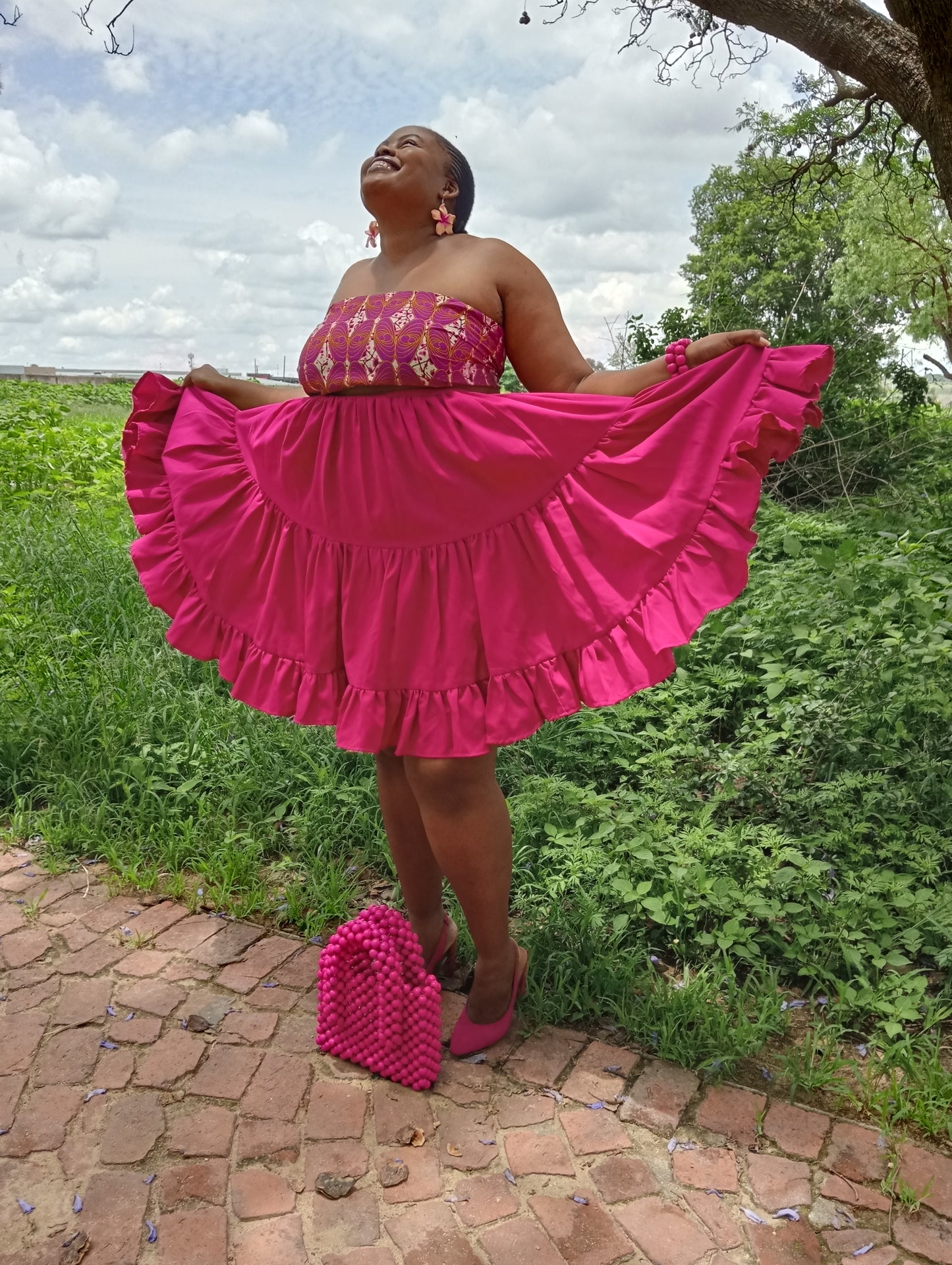 Kelebogile beaded bag